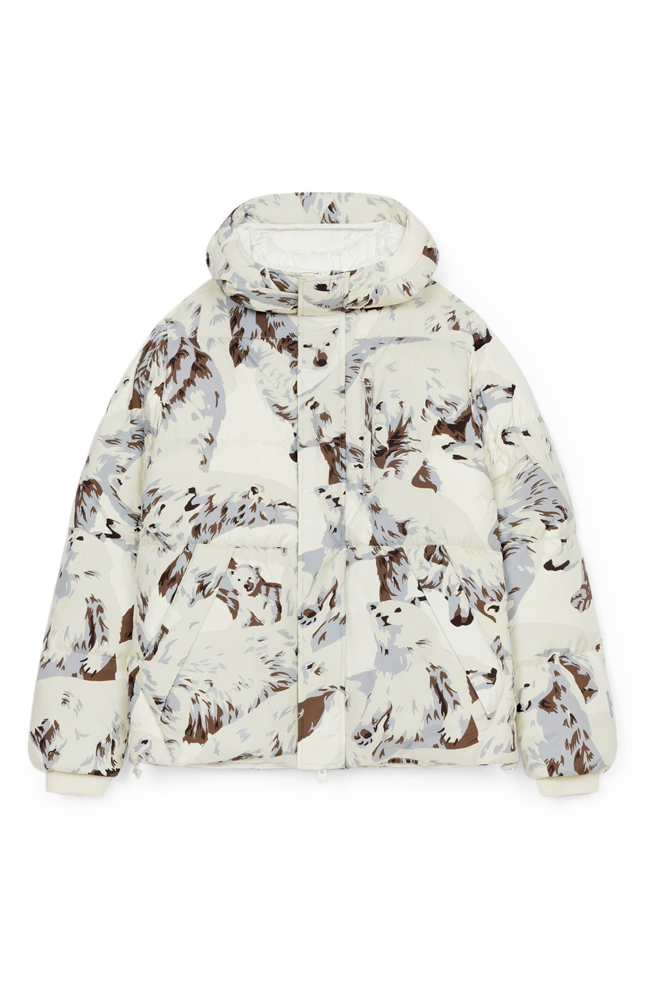 Kenzo Polar Bear Print Hooded Down Puffer Jacket, $626 | Nordstrom ...