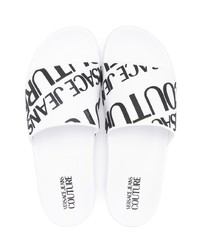 VERSACE JEANS COUTURE Logo Print Sliders