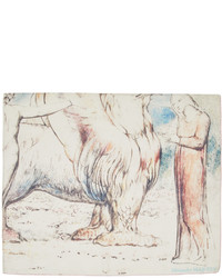 Alexander McQueen Off White Pink William Blake Illustration Dante Scarf