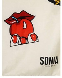 Sonia Rykiel Printed Silk Twill Scarf
