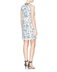 Nobrand Frankie Cutout Front Leaf Print Shift Dress