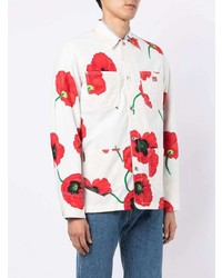Kenzo Floral Print Overshirt