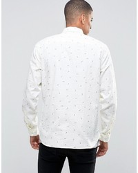 Selected Homme Shirt With Embroidered Arrow