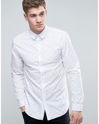 Jack and Jones Jack Jones Core Shirt In Slim Fit With All Over Ditsy Print