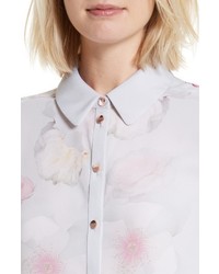 Ted Baker London Relar Chelsea Grey Flower Print Shirt