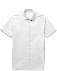 Neil Barrett Printed Cotton Poplin Shirt