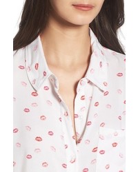 Rails Rocsi Lipstick Print Shirt