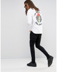 Love Moschino The World Of Back Print Shirt