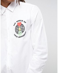 Love Moschino The World Of Back Print Shirt