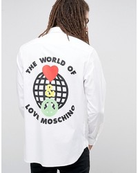 Love Moschino The World Of Back Print Shirt