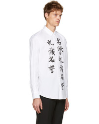 DSQUARED2 White Printed Shirt