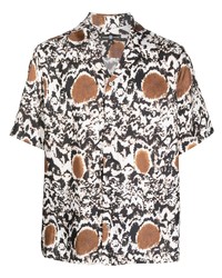 Edward Crutchley Abstract Pattern Short Sleeve Shirt