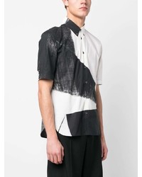 Alexander McQueen Abstract Print Button Down Shirt