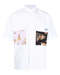 VERSACE JEANS COUTURE Baroque Print Panelled Shirt