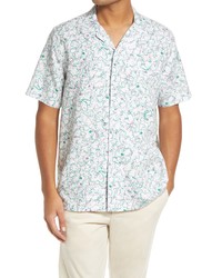 Ted Baker London Bartlet Short Sleeve Button Up Shirt In White At Nordstrom