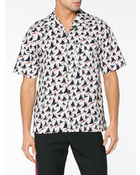 Marni Boat Print Short Sleeve Shirt
