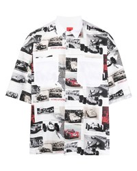 Ferrari Car Print Cotton Shirt