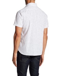 Toscano Confetti Print Regular Fit Short Sleeve Shirt