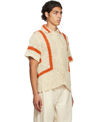 Bode Crochet Sunspot Shirt