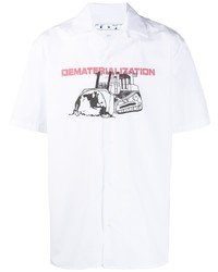 Off-White Dematerializat Holiday Shirt White Red