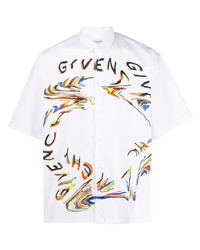 Givenchy Distorted Logo Short Sleeve Shirt