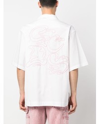 Gcds Embossed Graphic Print Shirt