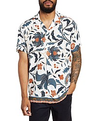 Topman Floral Print Shirt