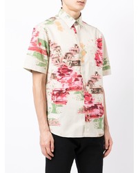 Dunhill Floral Print Short Sleeved Shirt