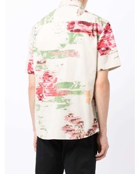 Dunhill Floral Print Short Sleeved Shirt