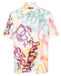 Dolce & Gabbana Grafitti Print Short Sleeve T Shirt