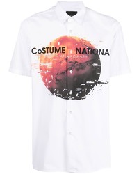 costume national contemporary Graphic Print Short Sleeve Shirt