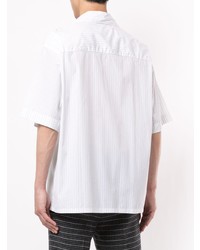 Marni Graphic Print Striped Shirt