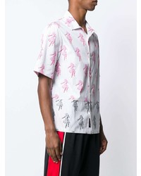 McQ Swallow Hula Girl Bowling Shirt