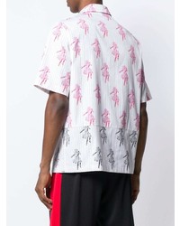 McQ Swallow Hula Girl Bowling Shirt