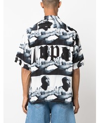 Wacko Maria Jean Michel Basquiat Camp Collar Shirt