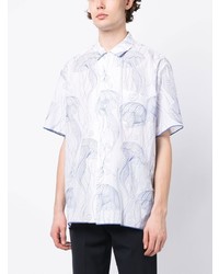 Toga Jellyfish Print Short Sleeve Shirt