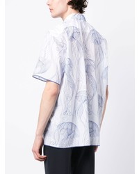 Toga Jellyfish Print Short Sleeve Shirt