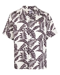 A Bathing Ape Leaf Print Short Sleeve Shirt