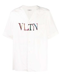 Valentino Logo Print Short Sleeve Shirt