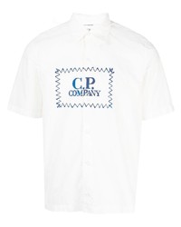 C.P. Company Logo Print Short Sleeved Shirt