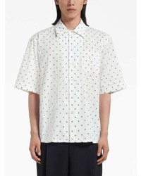 Marni Micro Dot Print Cotton Shirt