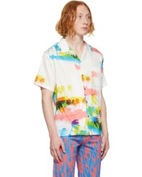 DOUBLE RAINBOUU Multicolor Tropical Shirt