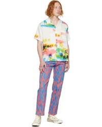 DOUBLE RAINBOUU Multicolor Tropical Shirt