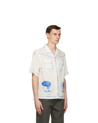 Undercover Off White Beret Print Shirt