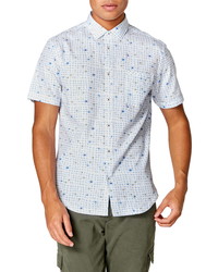 Good Man Brand On Point Slim Fit Short Sleeve Button Up Shirt