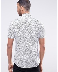 Religion Printed Short Sleeve Shirt