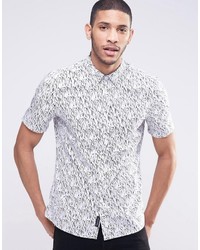 Religion Printed Short Sleeve Shirt