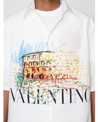 Valentino Roman Sketches Print Shirt