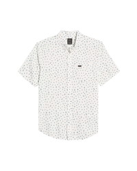 RVCA Scattered Floral Print Short Sleeve Shirt