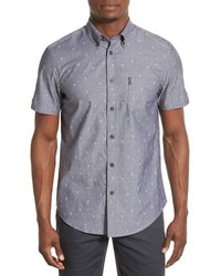 Ben Sherman Seaside Print Mod Fit Short Sleeve Woven Shirt